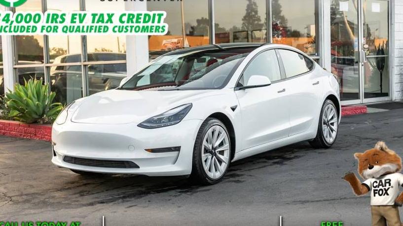 TESLA MODEL 3 2021 5YJ3E1EA7MF090308 image